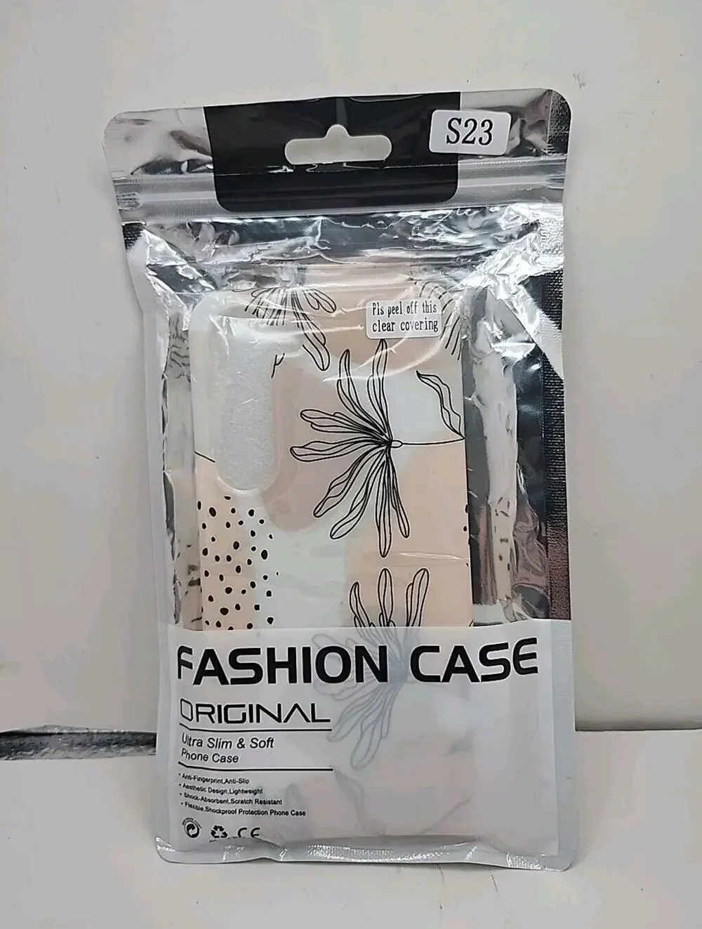 NEW J. West Samsung S23 Ultra Slim & Soft Phone Case Fashion Boho Floral Pink